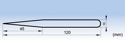 00-SA Non-magnetic precision tweezers