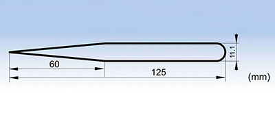 AA-SA Pointed tip stainless steel tweezers