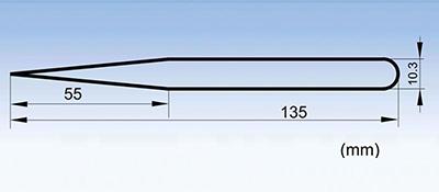 27-SA Pointed tip stainless steel precision tweezers