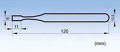 34A-SA broad tip tweezers