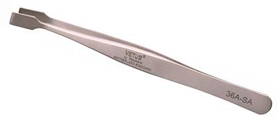36A-SA broad tip acid-resistant non-magnetic tweezers