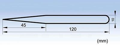 00.SA Anti-static stainless steel tweezers
