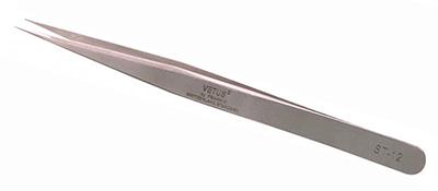 ST-12 Straight fine tip precision stainless steel tweezers