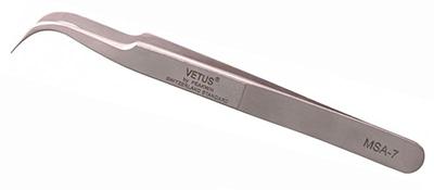 MSA-7 beauty curved tweezers