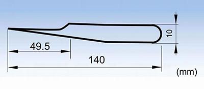 MSA-16-7 beauty long tweezers