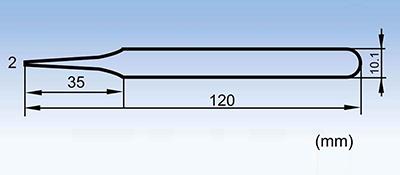 ESD-13 broad tip anti-static tweezers