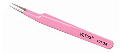 CS-5A fine pointed tip beauty tweezers