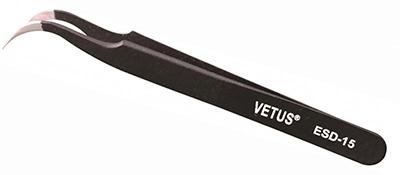 ESD-15 curved anti-static tweezers