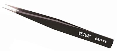 ESD-16 anti-magnetic anti-static pointed tip tweezers