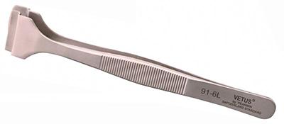 91-6L anti-magnetic wafer tweezers