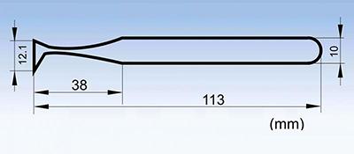 6A-SA곡선 스테인리스강 쇼트 핀셋