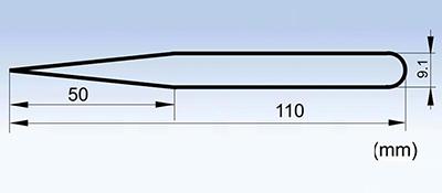 MSA-3C정밀 비자기 쇼트 핀셋
