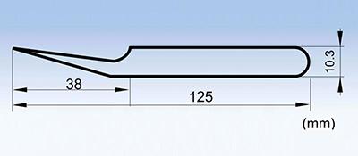 MSA-16-6 스테인리스강 포인트 팁 핀셋
