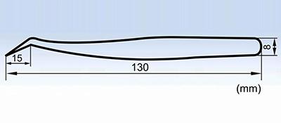 MJP-16-12긴 스테인리스강 뷰티 핀셋