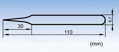 Пинцеты из нержавеющей стали с утолщенными концами серии ESD-14